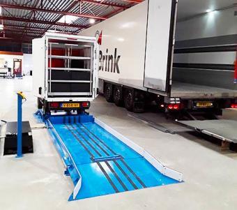 Easy-to-use roll on ramp