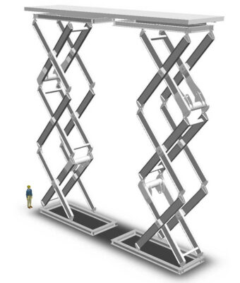 Sie träumen nicht. Der neue Hubtisch für Volvo ist tatsächlich so groß