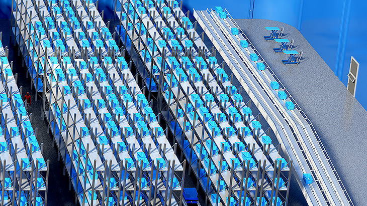 Large component storage